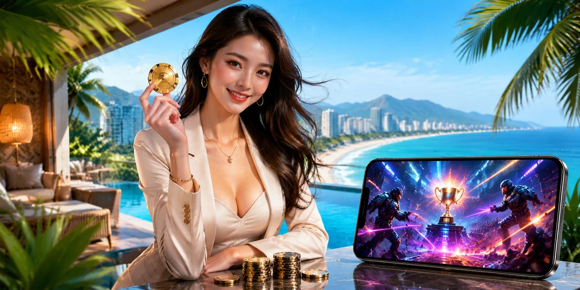 Người hâm mộ esports tại Đà Nẵng theo dõi kèo cược trực tuyến ngay trên bãi biển buổi chiều