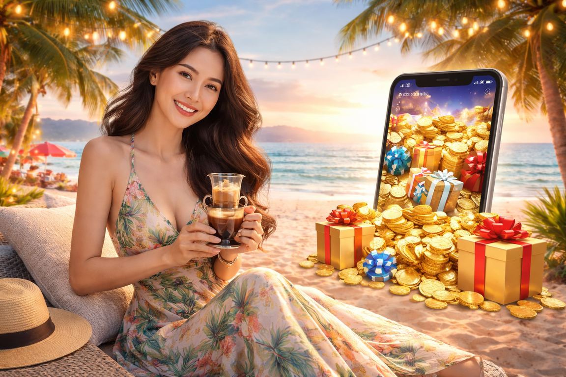 Người dùng tại Vũng Tàu sử dụng điện thoại xem casino và kèo cược trực tuyến bên ly cà phê buổi sáng
